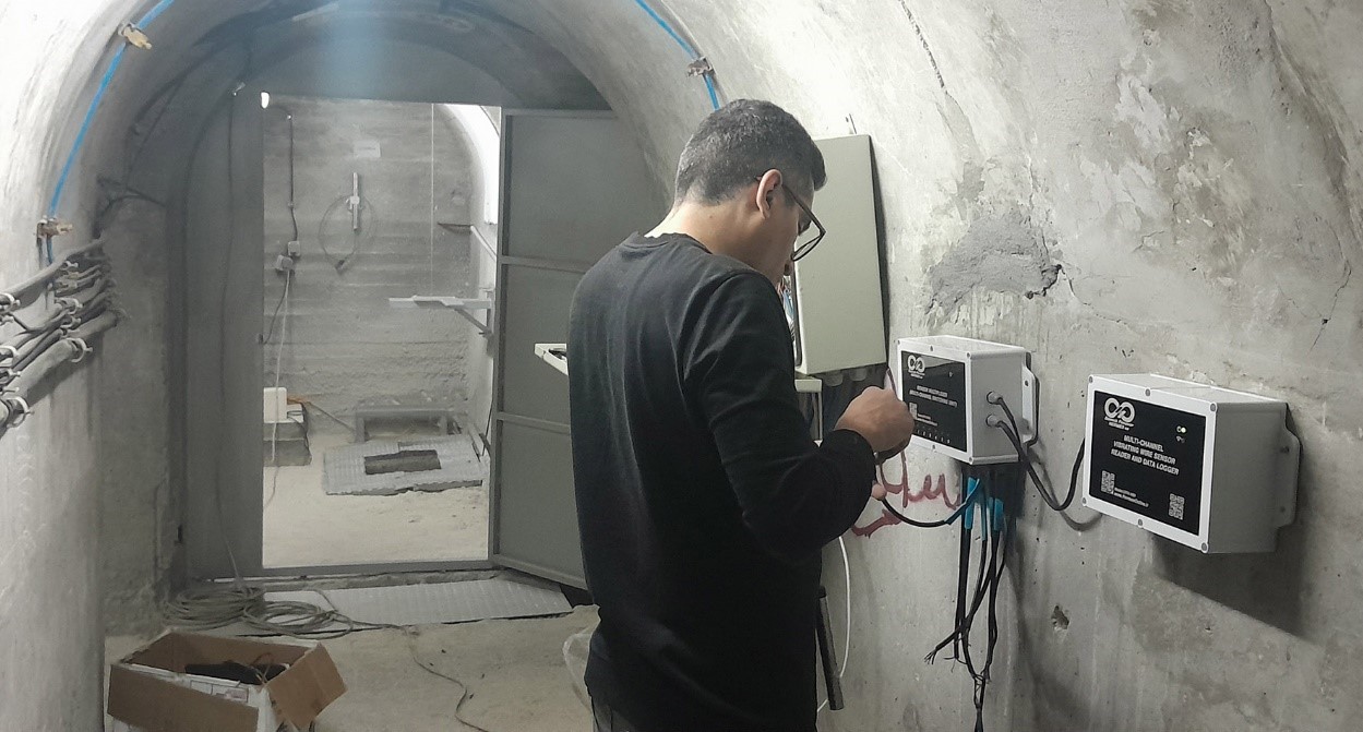 محل نصب دستگاه در گالری سد